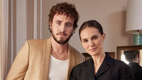 Natalie Portman and Paul Mescal on Sex Scenes, May。